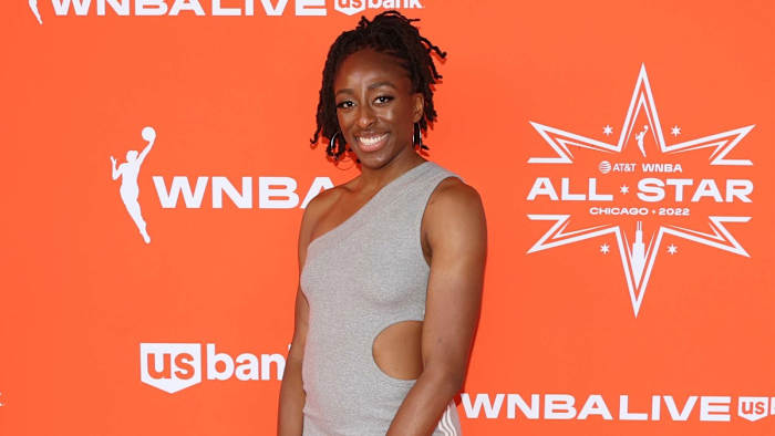 Nneka Ogwumike at the WNBA All-Star Weekend 2022.